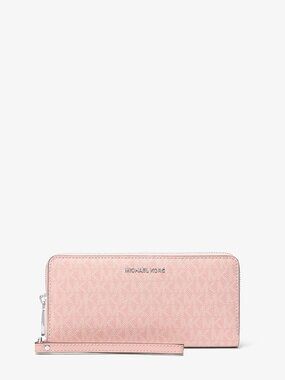MICHAEL Michael Kors Large Logo Continental Wallet - Smokey Rose